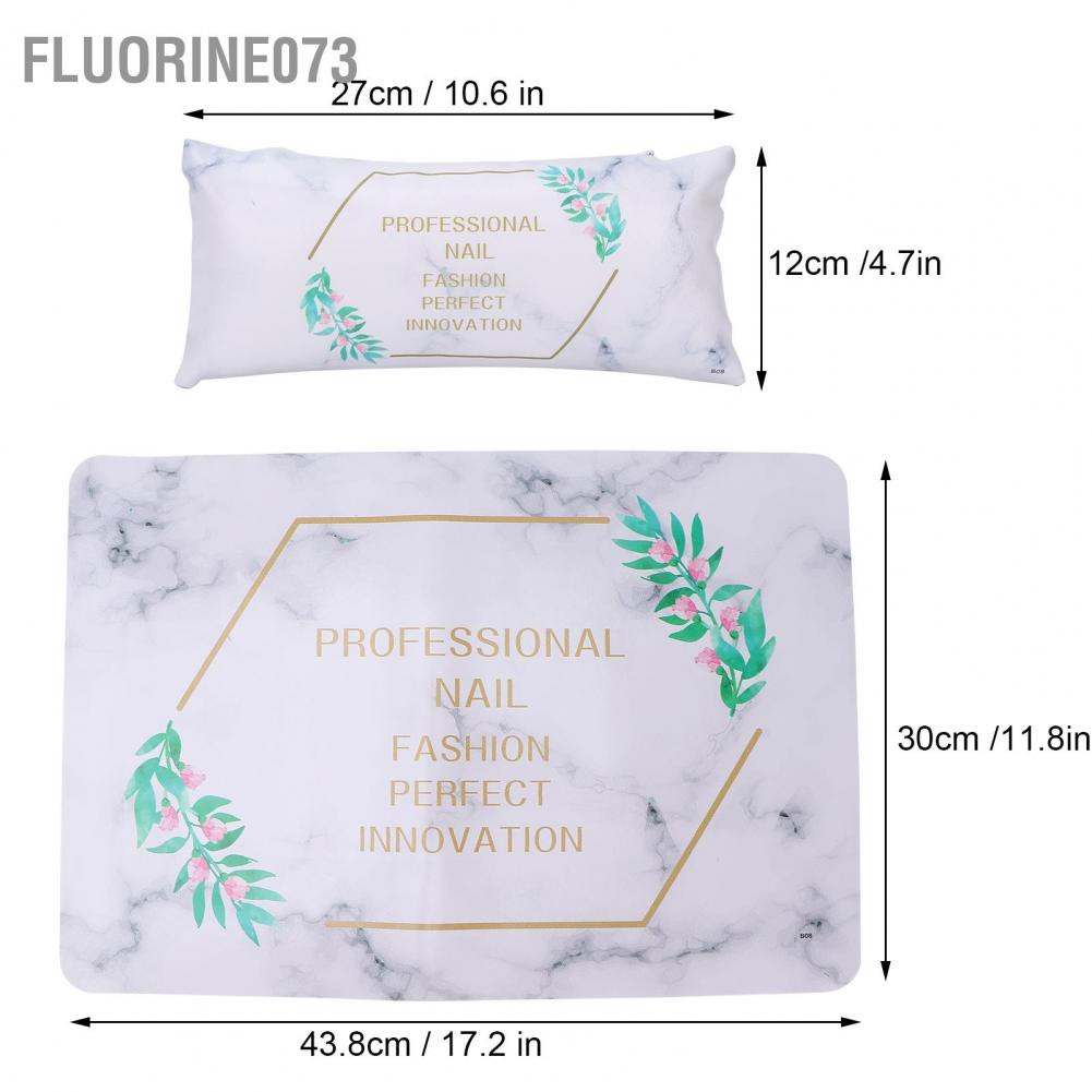 [Hàng mới về] Đệm kê tay làm móng nghệ thuật da PU mềm mại tháo rời được giặt sạch được dành cho salon