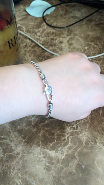Lắc Tay Bạc Thái S925 Móc khoá Hoa Mandala Chùy Kim Cang và Om Mani Padme Hum