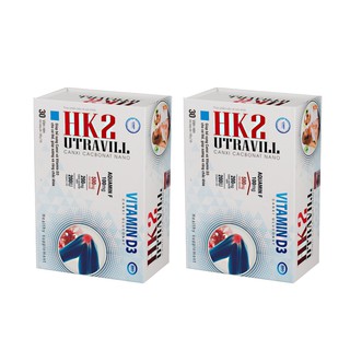 (CHÍNH HÃNG) COMBO 2 HỘP HK2 UTRAVILL BỔ SUNG CANXI VÀ VTAMIN D3