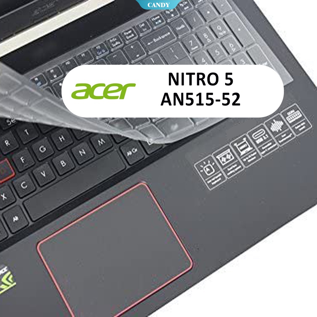 Bao Da Máy Tính Bảng Silicon Trong Suốt Bảo Vệ Cho Acer Nitro 5 AN515-52 AN515-52 15.6 Inch
