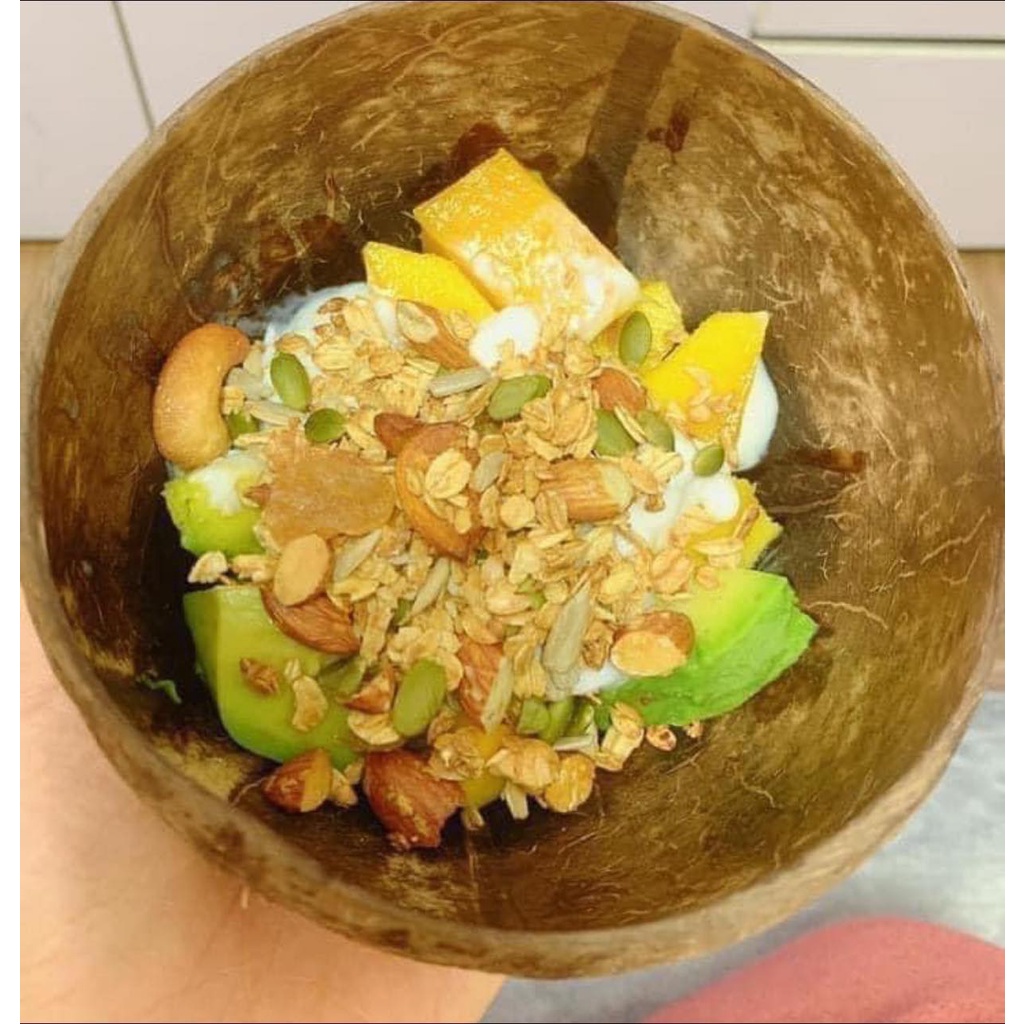 Ngũ cốc GRANOLA SIÊU HẠT #69kk,FREESHIP,hộp 500gr