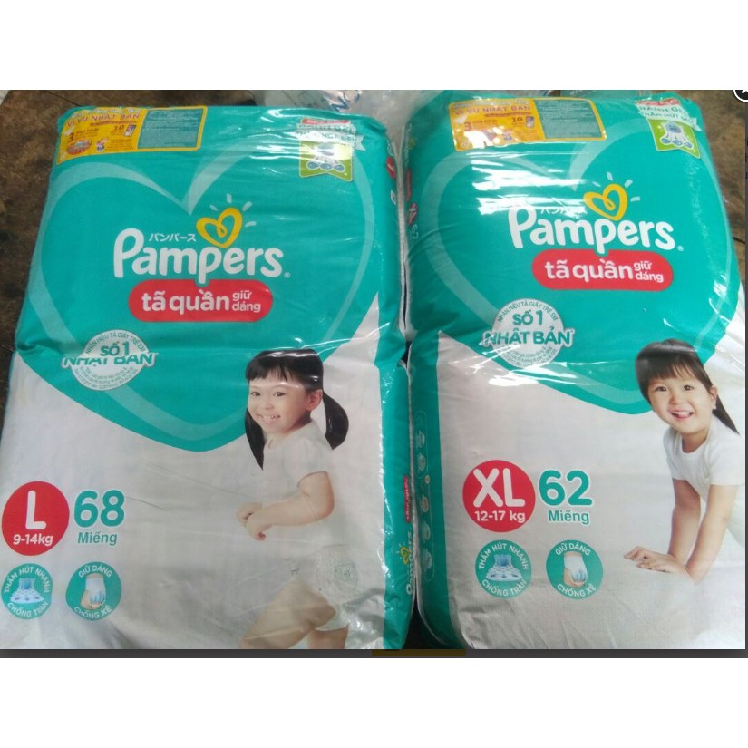 Tã quần Pampers M74/L68/XL62/XXL56 - yenthu shop