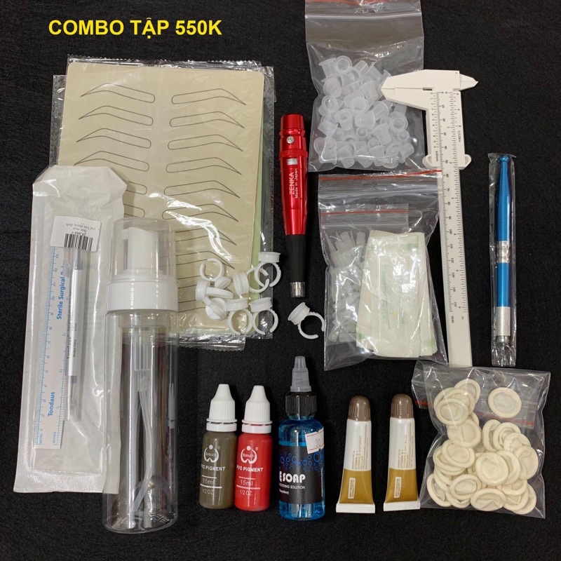 Trọn bộ combo học phun xăm thẩm mỹ