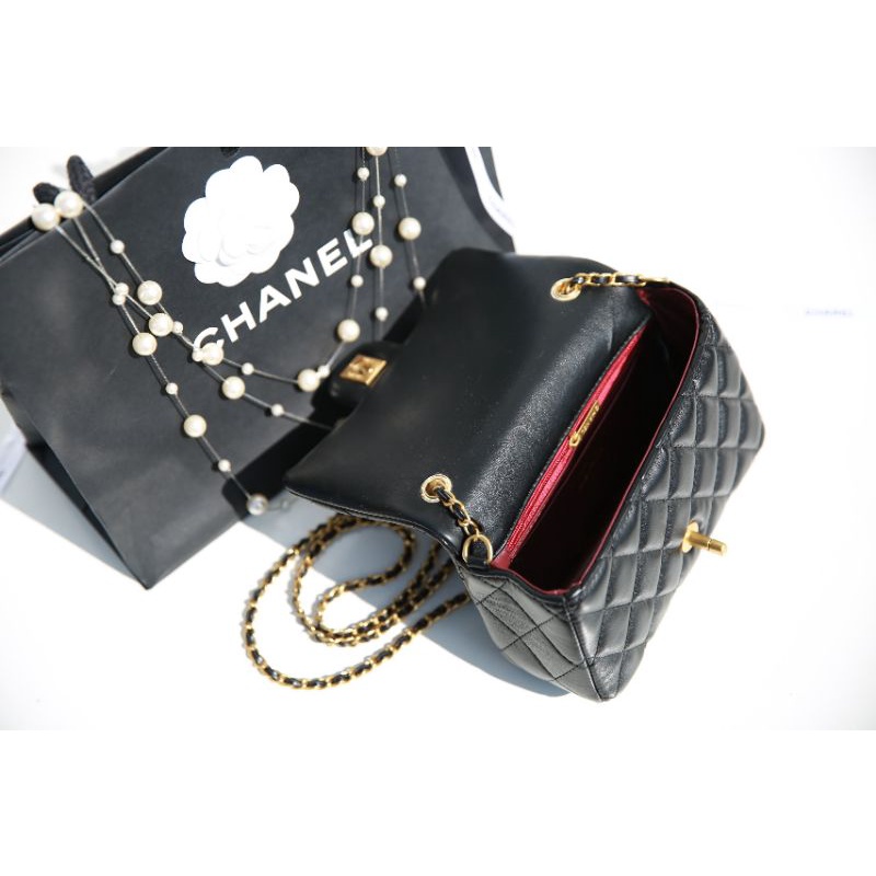 Túi xách nữ thời trang Classic quả cầu đeo chỉnh nấc sz20cm da lì fullbox nam châm cực đẹp