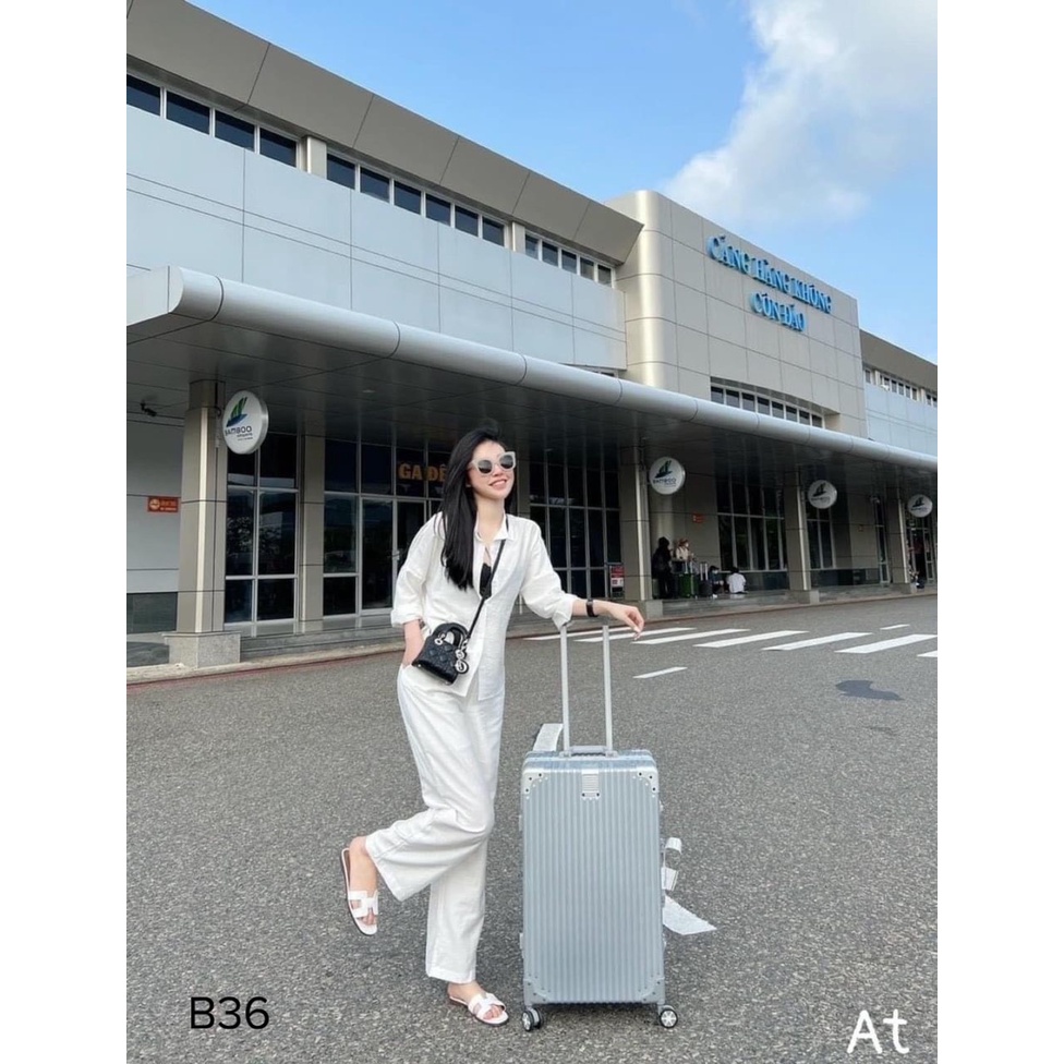 Sét bộ đũi tơ tay dài quần dài, Sét sớ quần đũi suông