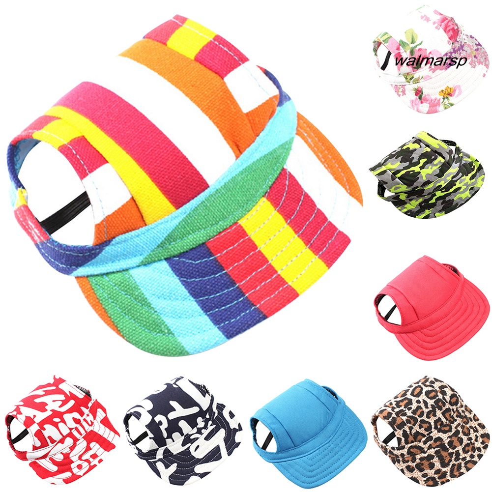 Mũ Lưỡi Trai Bằng Vải Canvas Thời Trang Mùa Hè Dễ Thương Cho Thú Cưng