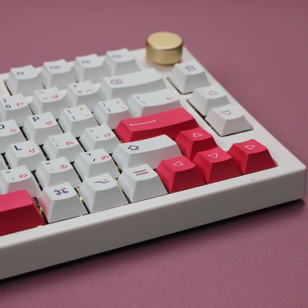 Mua Bộ Phím Rời Kon momo Keycap Pink PBT 131 Cho Bàn Phím Cơ Màu Cherry ...