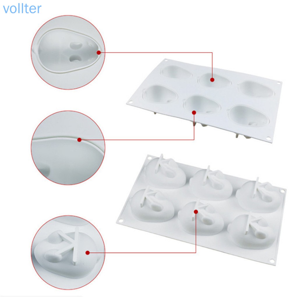 Khuôn Silicon Làm Bánh Tạo Hình Động Vật Dễ Thương