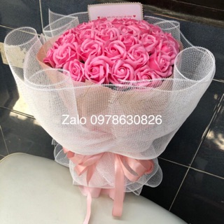 Hoa sáp thơm bó 30 đến 60 bông. Hàng ko giống hình hoàn tiền.