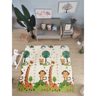 THẢM XỐP XPE 2 MẶTGẤP GỌN CHỐNG TRƯỢT CHỐNG VA ĐẬP NGỘ NGHĨNH 2 MẶT CHO BÉ 1M8-2M