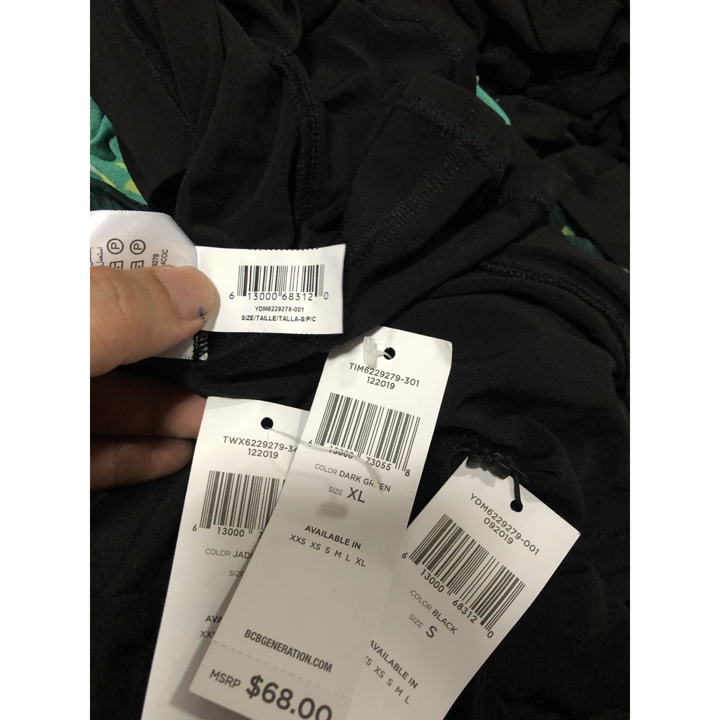 Đầm thun BCBG đuôi cá cổ wrap | BigBuy360 - bigbuy360.vn