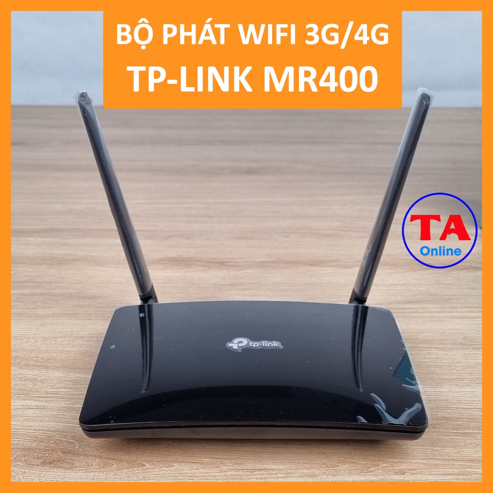 Bộ phát WiFi 4G TPLink Archer MR400 Tốc độ 4G 150Mbps WiFi băng tần kép AC 1200Mbps