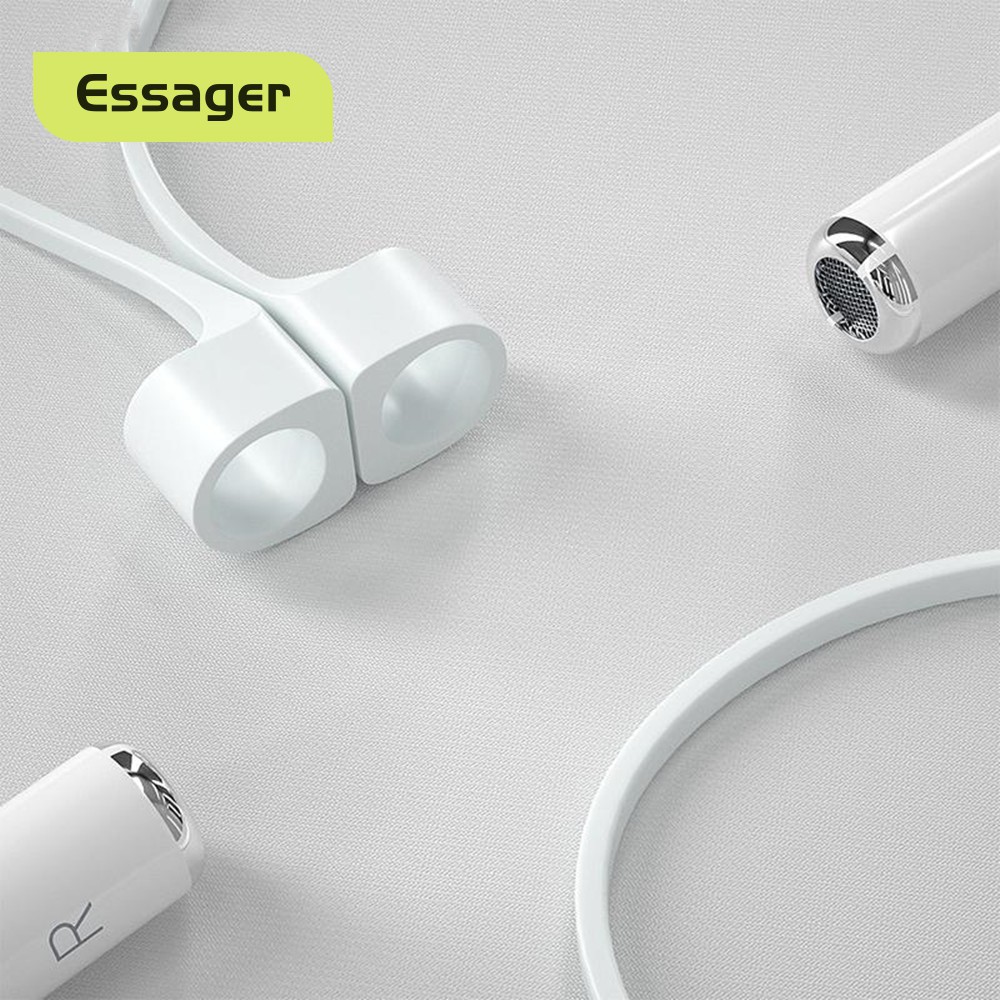 Dây Tai Nghe Essager Bằng Silicon Dạng Móc Từ Tính Chống Lạc Cho Airpods