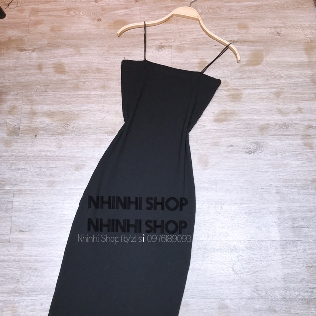 VÁY BODY DÂY BÚN DÁNG DÀI QUA GỐI FR377 - NhiNhi Shop