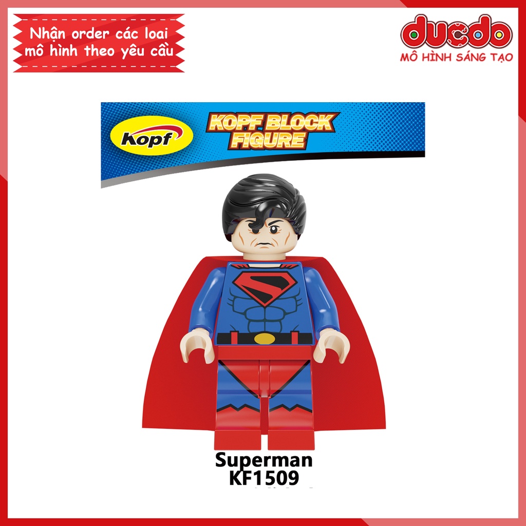 Minifigures các siêu anh hùng Justice League Batman tuyệt đẹp - Đồ Chơi Lắp Ghép Xếp Hình Mini Mô hình Kopf KF6136