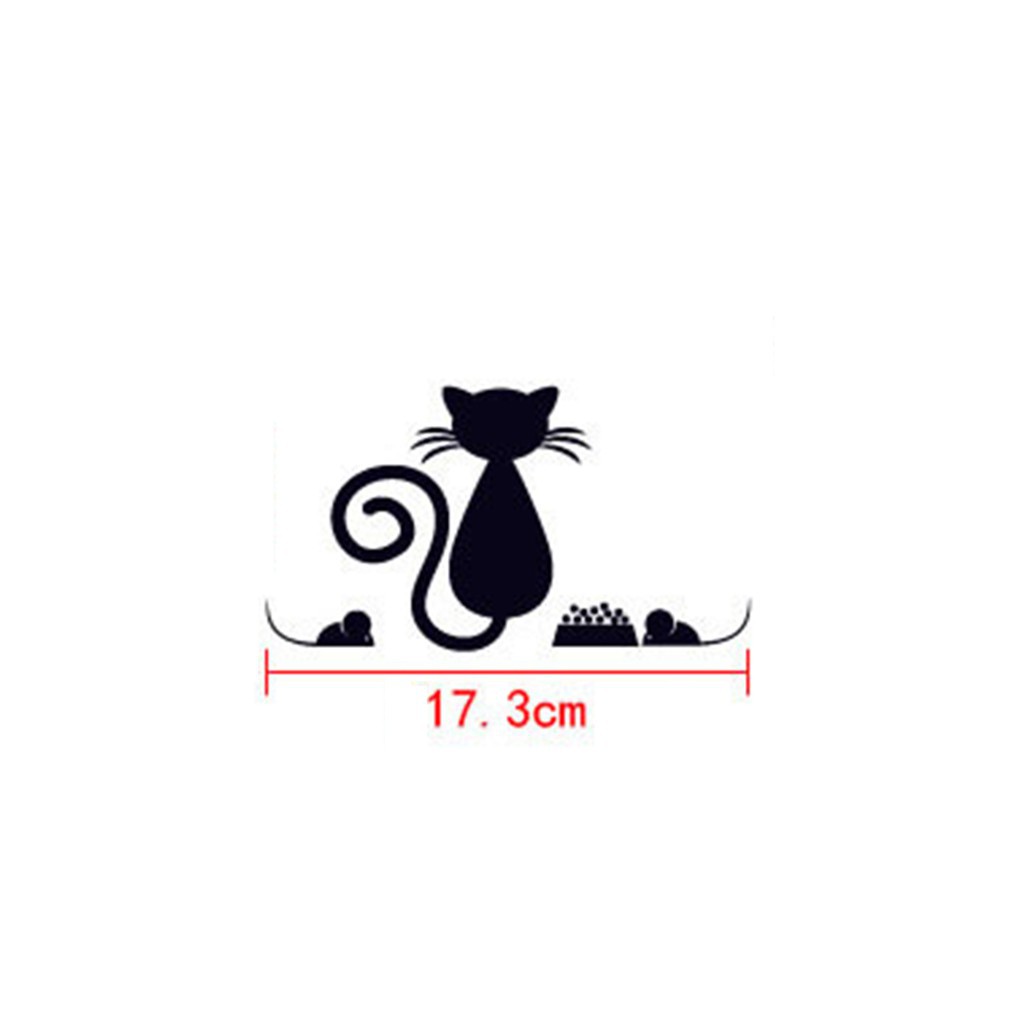 Sticker dán tường hình mèo dễ thương