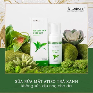 Sữa Rữa Mặt Trà Xanh Atiso Almonds