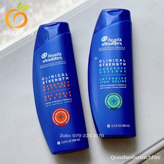 (Mới) Dầu Gội Ngăn Gàu Head & Shoulders Clinical Strenght USA Chính Hãng 400mL Mỹ (2021) | H&S Mỹ