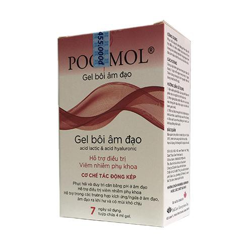 |Gel bôi âm đạo Pogmol - Hỗ trợ điều trị viêm nhiễm phụ khoa, phục hồi duy trì cân bằng PH âm đạo (Gel 4ml)