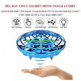 Đĩa bay UFO cảm ứng hồng ngoại đa chiều- tự động bay, tránh va đập. UFO cảm ứng hồng ngoại dành cho trẻ em