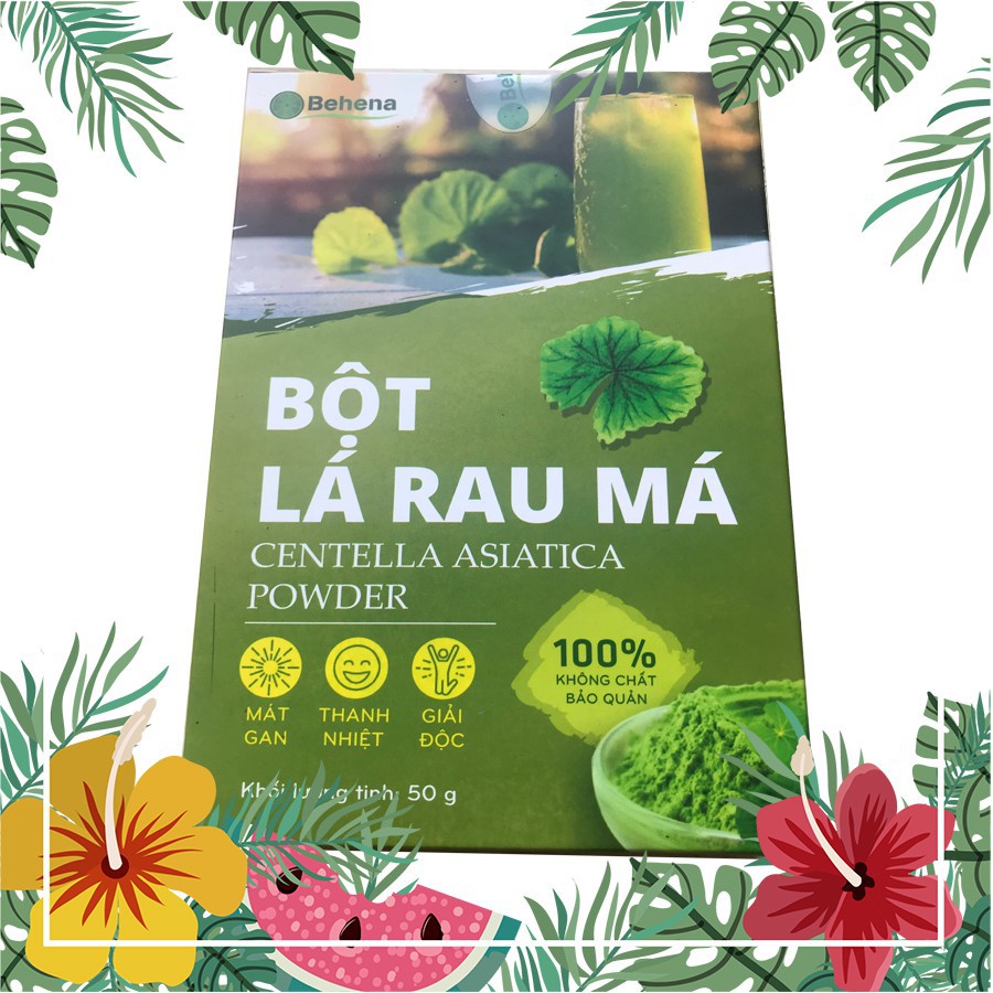 Bột rau má Behena nguyên chất 50gr - HapuFood