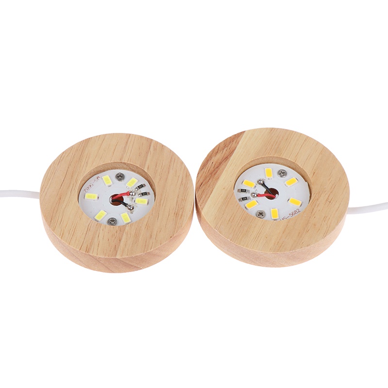 Đế Gỗ Trưng Bày Đèn led Trang Trí Nội Thất Độc Đáo