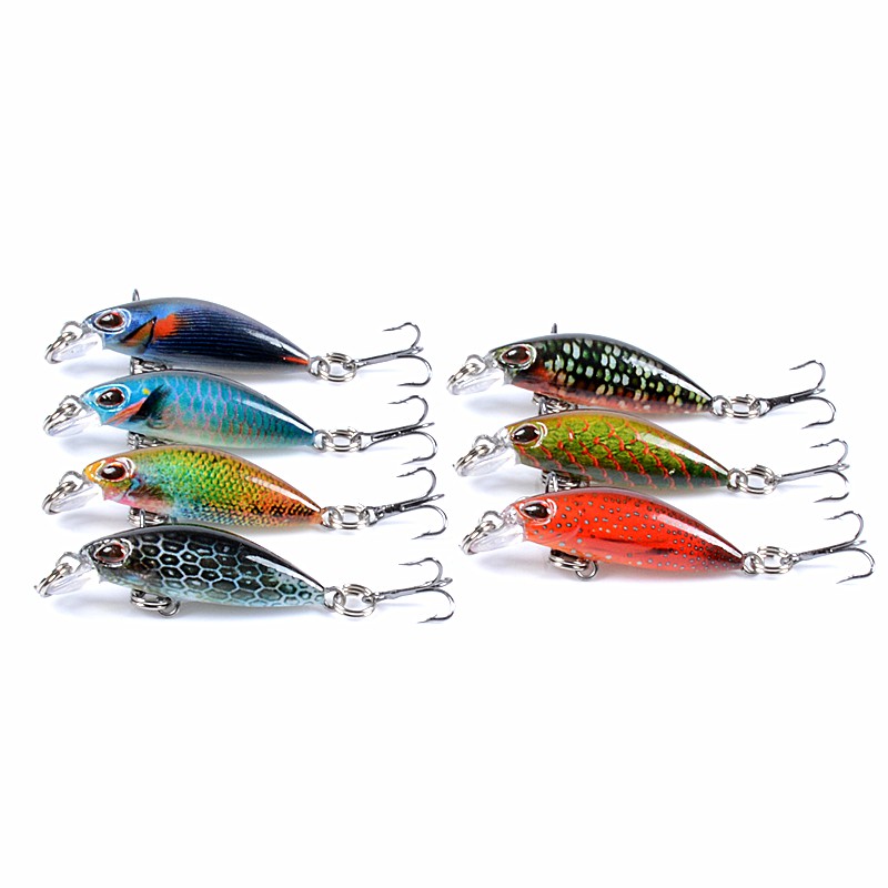 Mồi câu cá giả bằng nhựa cứng kích cỡ 4.1cm/ 2.5g