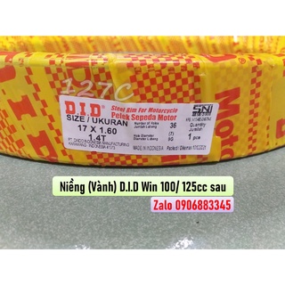 [HCM] Cặp niềng (vành) D.I.D Win 100/ 125cc (Nhập khẩu indo)