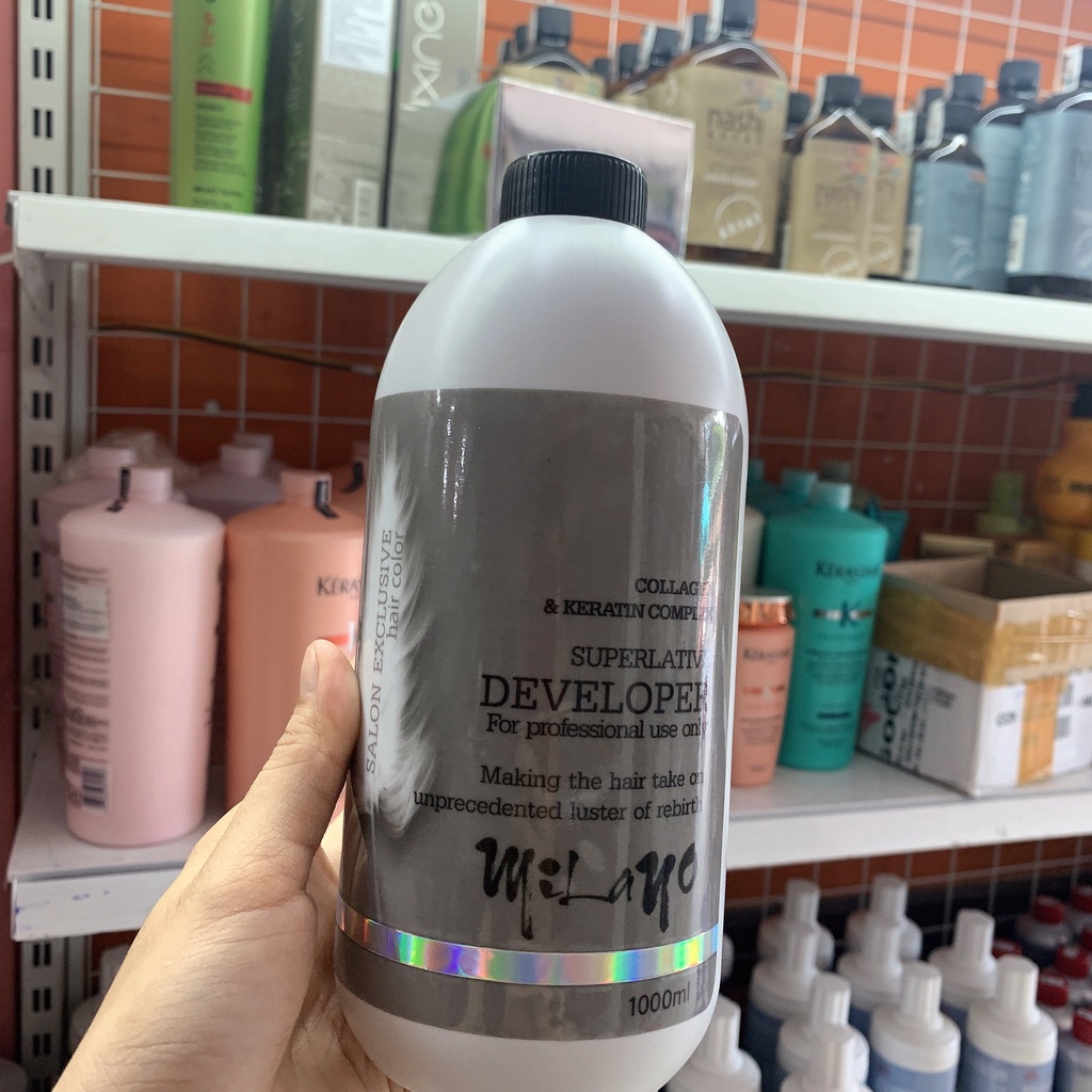 KEM OXY TRỢ NHUỘM CAO CẤP MILANO ITALY 1000ML