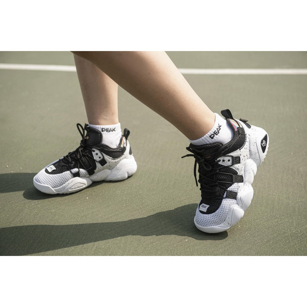 Giày Sneaker Thể Thao Nữ Chính Hãng PEAK Taichi Sound Wave E02758E Với Công Nghệ TAICHI Cực Êm, Phối Đồ Cực Chất