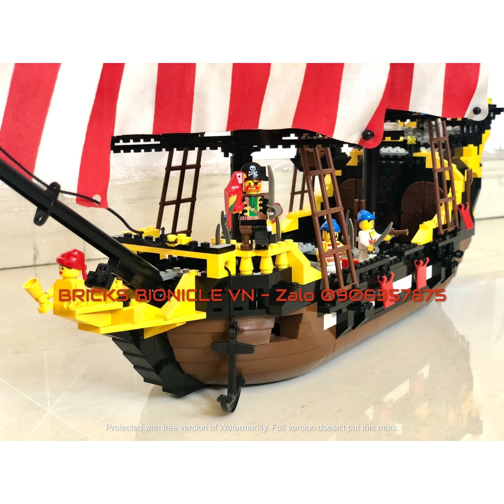 LEGO PIRATES SYSTEM - ĐỒ CHƠI XẾP HÌNH LEGO TÀU CƯỚP BIỂN -  6285 BLACK SEA BARRACUDA - TÀU HẢI TẶC BARRACUDA