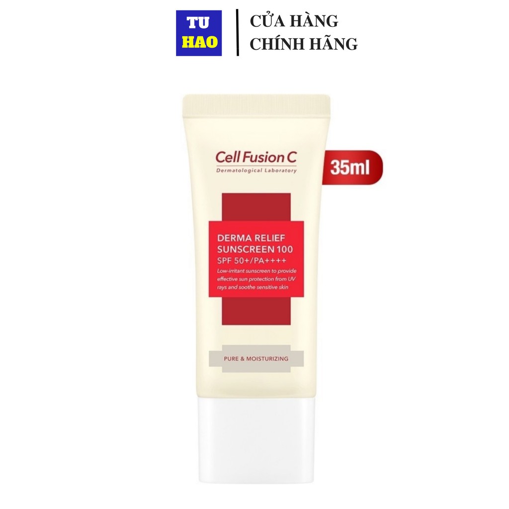 Kem Chống Nắng Cell Fusion C Derma Relief Suncreen 100 SPF50+ 35ml