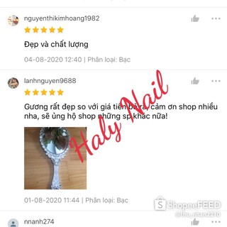 Gương công chúa cầm tay