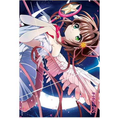 Tranh Treo Tường Trang Trí In Hình Anime Sakura Thủ Lĩnh Thẻ Bài Dễ Thương