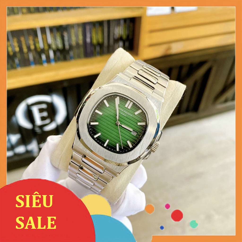 Đồng Hồ Nam Thương Hiệu Patek Philippe Đẳng Cấp Dành Cho Phái Mạnh Chống Trầy,Chống Nước Size 42*42mm