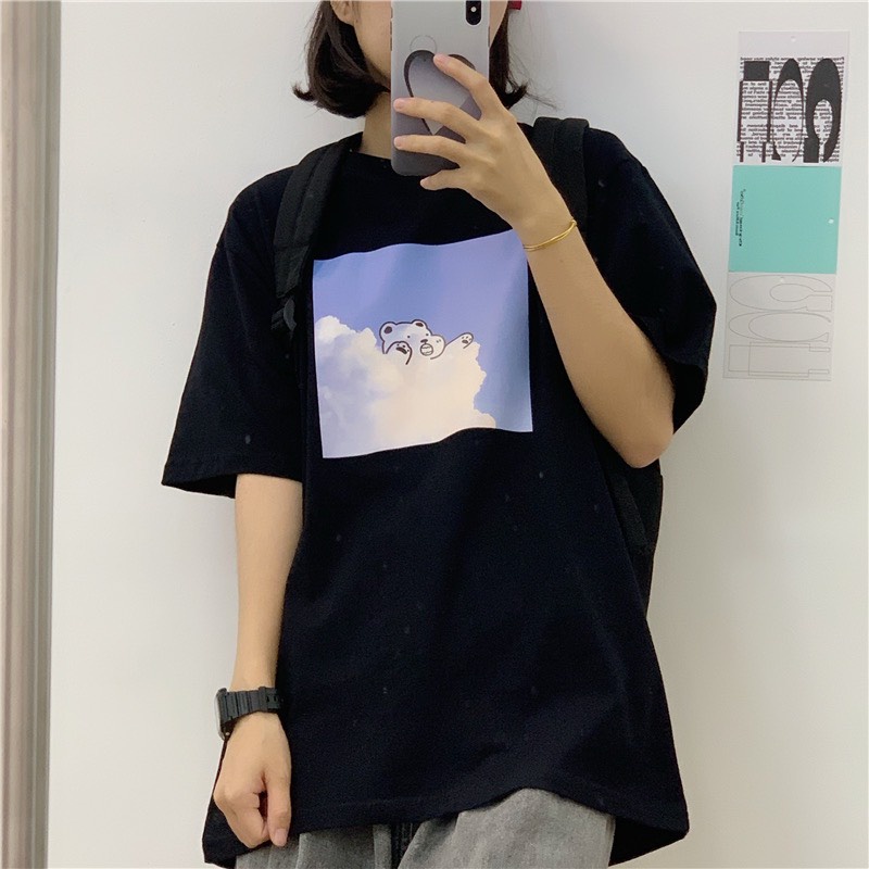 Áo thun tay lỡ form rộng unisex Neko.sg ATL275