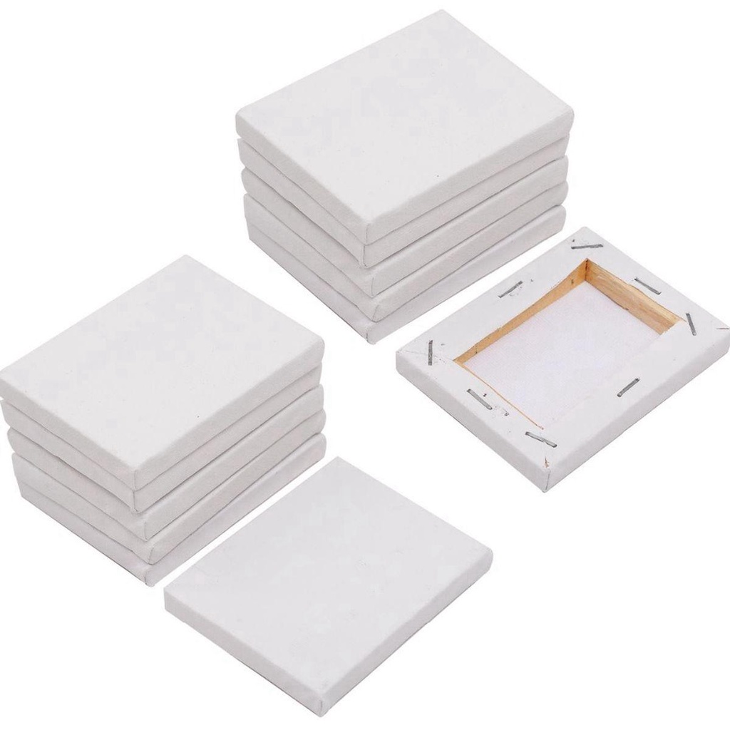 Set 10 Khung Gỗ Màu Trắng Dùng Cho Họa Sĩ