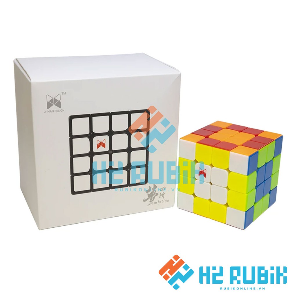 X-man Ambition Rubik 4x4 M Có nam châm sẵn cao cấp mới nhất 2021