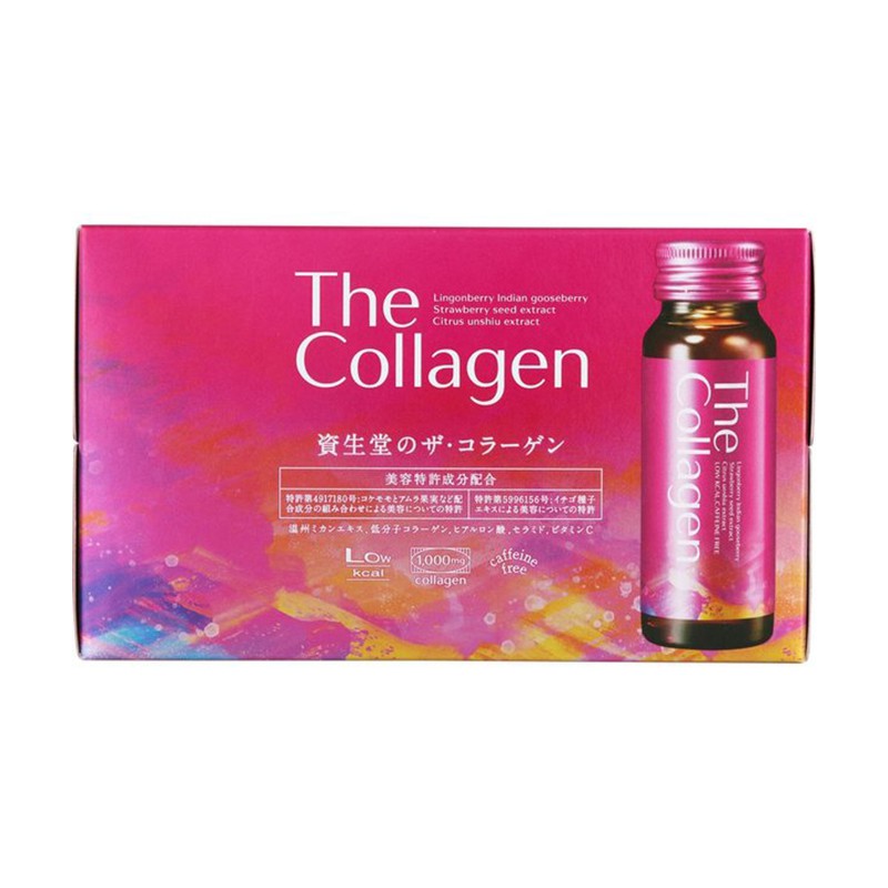 [Mẫu Mới Nhất] The Collagen Enriched Dạng Nước Nhật Bản Chính Hãng Hộp 10 Chai