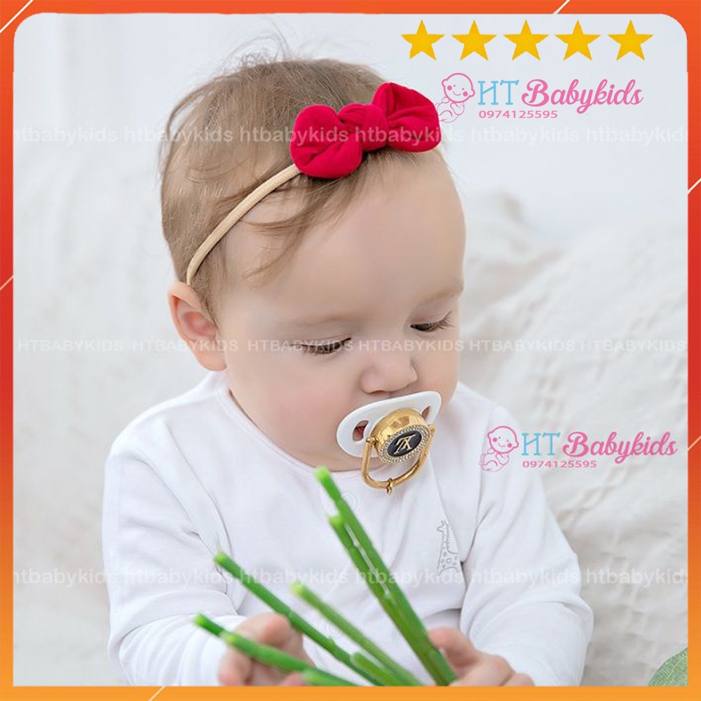 Băng Đô Cho Bé - Turban Nơ Mềm Co Giãn Rất Tốt Cho Bé Gái Sơ Sinh