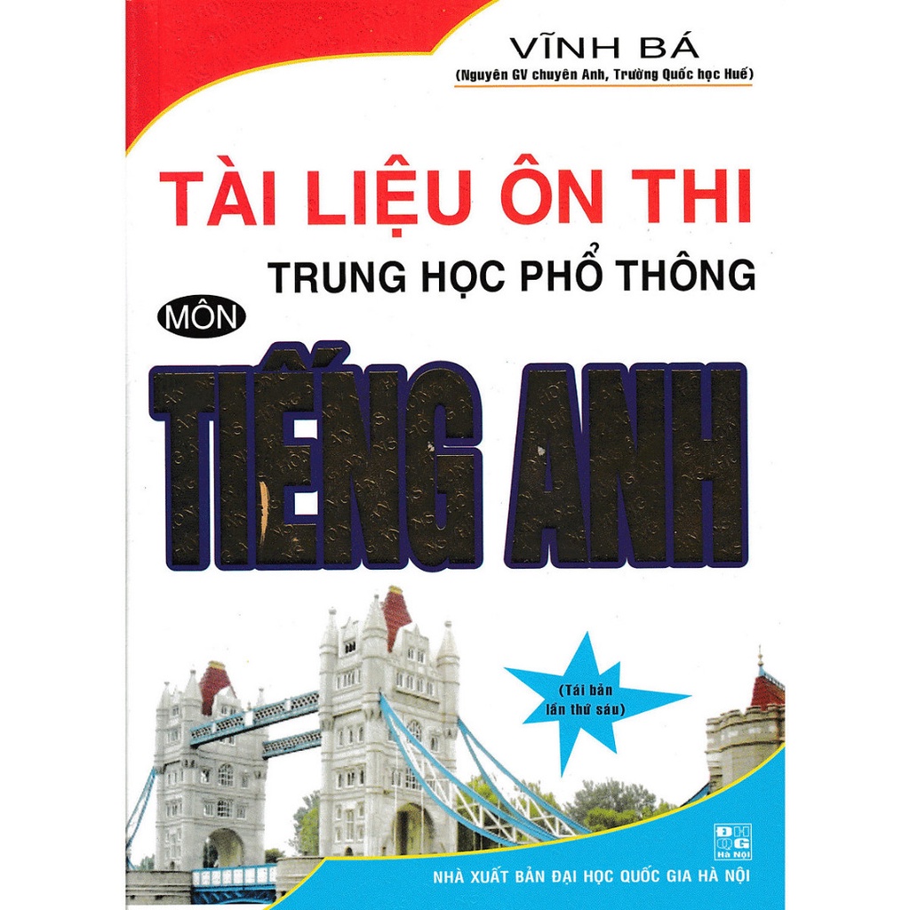 SÁCH - tài liệu ôn thi thpt quốc gia môn tiếng anh (vĩnh bá)