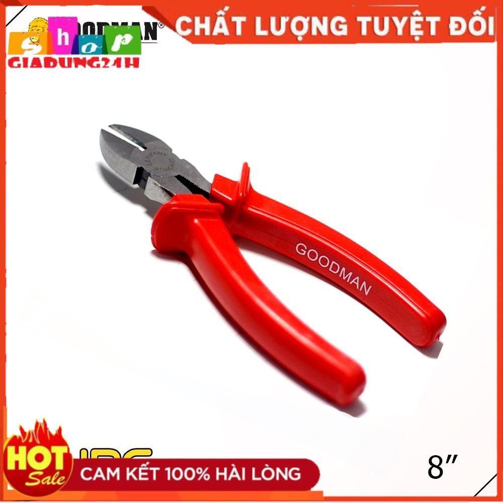 Kìm Điện Cắt Chuyên Dùng Cho Thợ Sửa Chữa GoodMan 8&quot; -GOODMAN 38-012