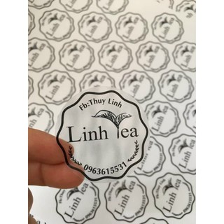 TEM NHẢN DÁN IN THEO YÊU CẦU