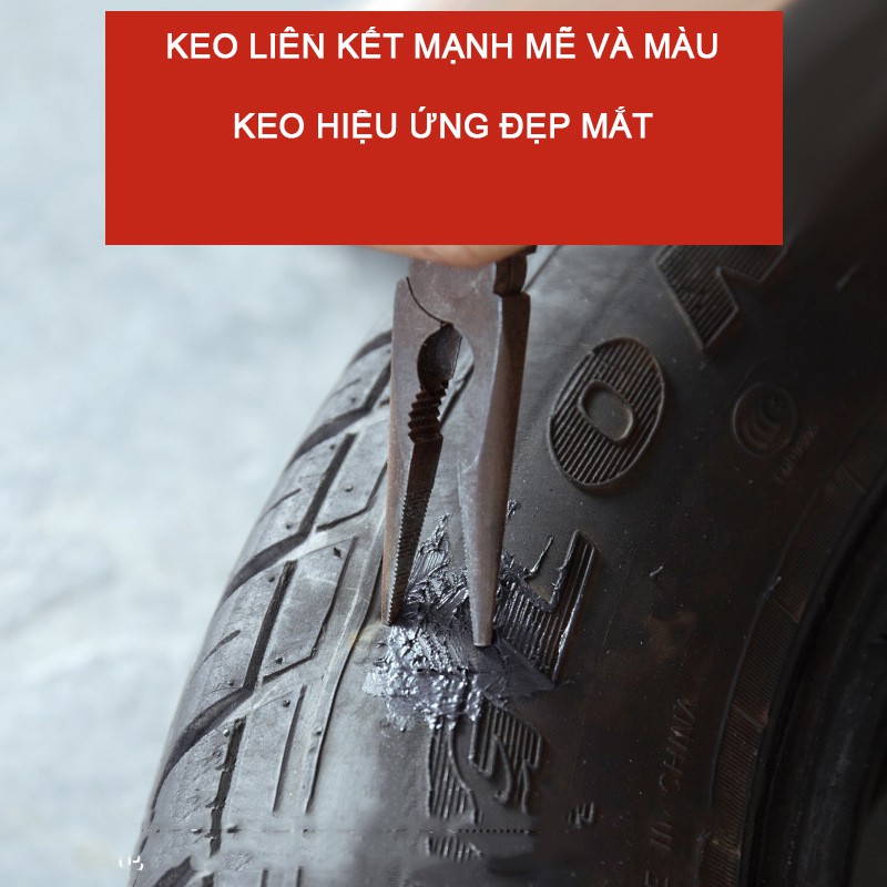 Keo dán vá lốp xe ô tô Trueful phục hồi sữa chữa vết rách lốp kết dính cao su, nhựa và kim loại-30ml