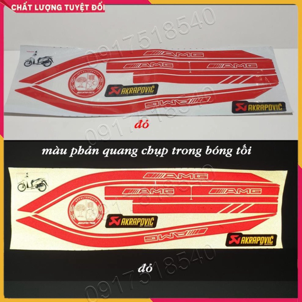 Tem Chỉ AMG Phản Quang 3M Dán SH Việt 2020 - 2021 (Loại 1) Ảnh thật Sp