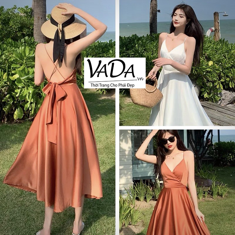 Đầm Maxxi Đi Biển, Dạo Phố, Đi Tiệc cuốn hút có mút ngực sẵn - Thời trang VADA (MX666) | BigBuy360 - bigbuy360.vn