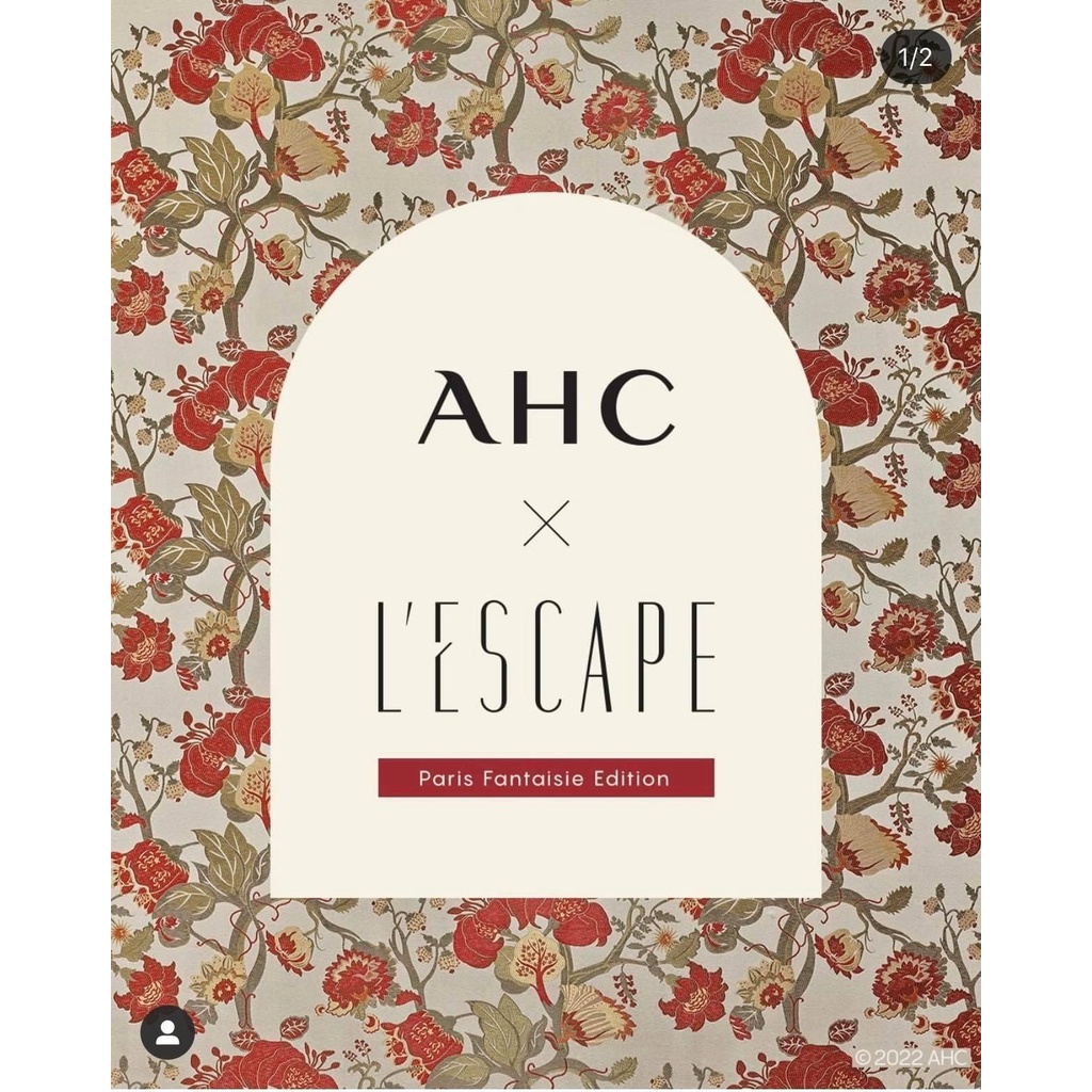 Kem Dưỡng Mắt AHC x L'ESCAPE Ten Revolution Real Eye Cream For Face Paris Fantaisie Edition 30ml