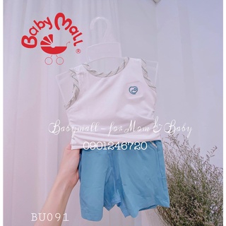 Bubaby bộ ba lỗ viền bambus BB016.02