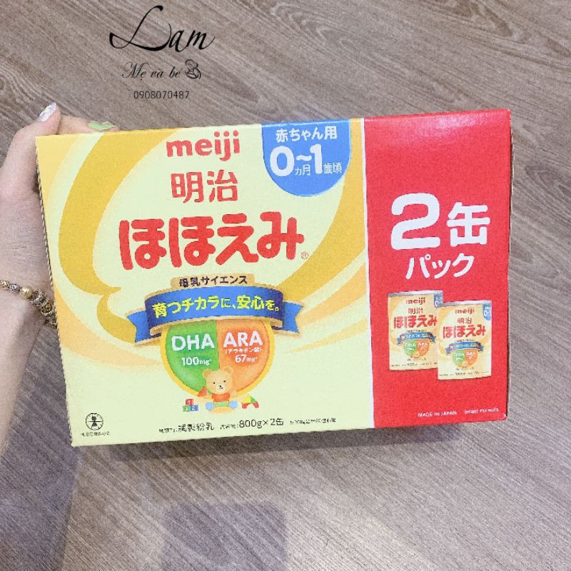 SỮA MEIJI NHẬT ĐỦ SỐ