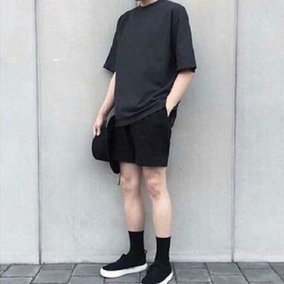 QUẦN SHORT KAKI BASIC NAM NỮ LƯNG THUN UNISEX